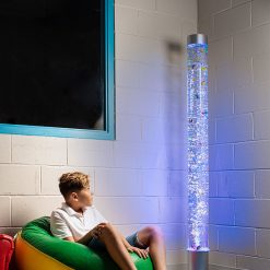 Bubble Tube Column Water Feature 150cm High - LED Sensory